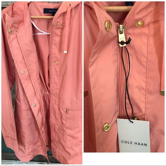 Cole Haan Tangerine Packable Hooded Jacket - Picture 5 of 8